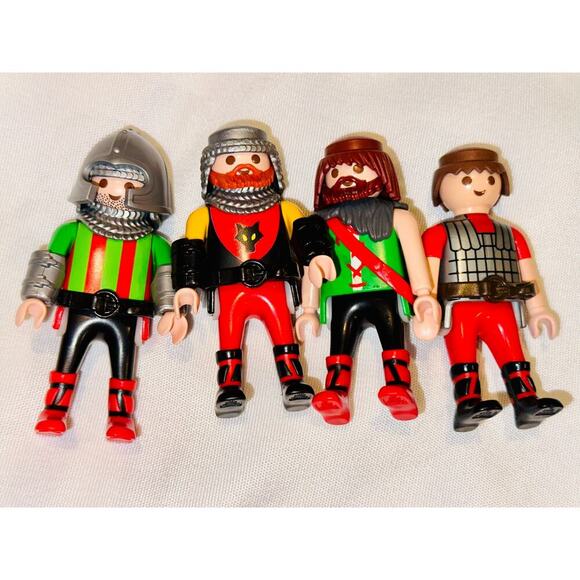 Playmobile figures 5794 4-knights dungeon medieval castle battering ram - Picture 2 of 7